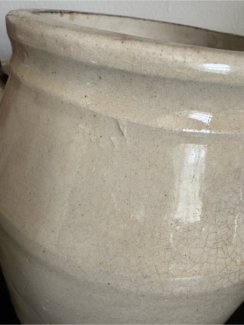 H.A. Johnson & Co. Boston "Home Made Preserves" stoneware crock - Picture 7 of 16